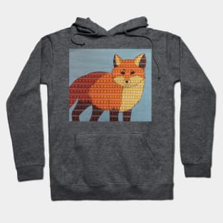 Dotted Orange Fox Hoodie